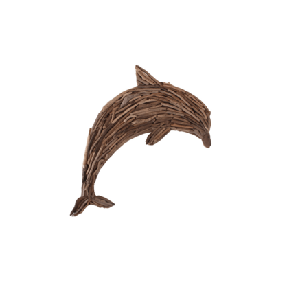 Driftwood Dolphin Wall Art