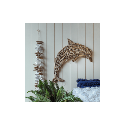 Driftwood Dolphin Wall Art