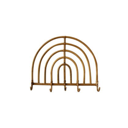 Arched Rattan Wall Hooks