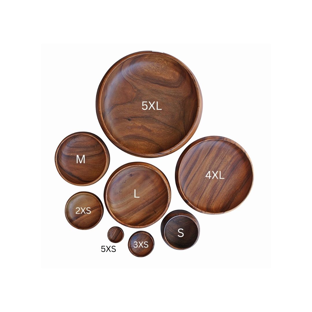 Acacia Round Bowls (L, XXS SOLD OUT/DUE TBA)