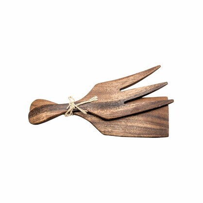 Acacia Fork & Turner Set