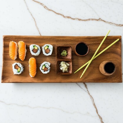 Acacia Long Rectangle Tray/Plate