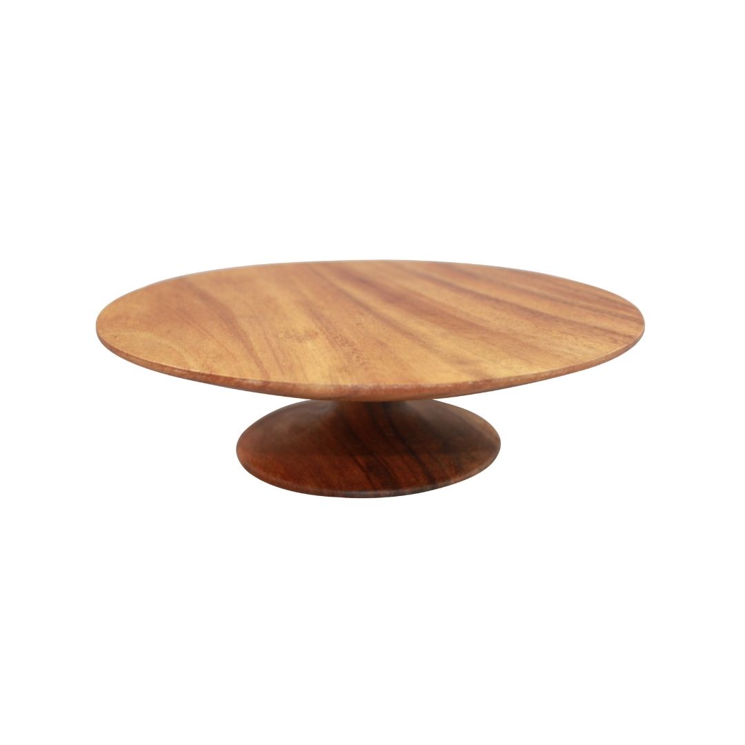 Acacia Round Cake Plate