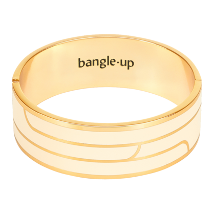 GAYA BANGLE Sand White 2cm Size 1