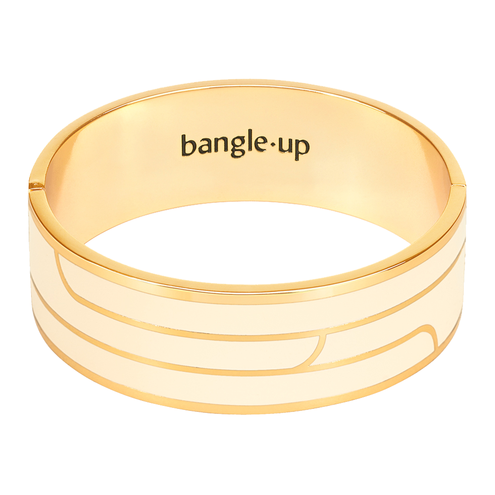 GAYA BANGLE Sand White 2cm Size 1