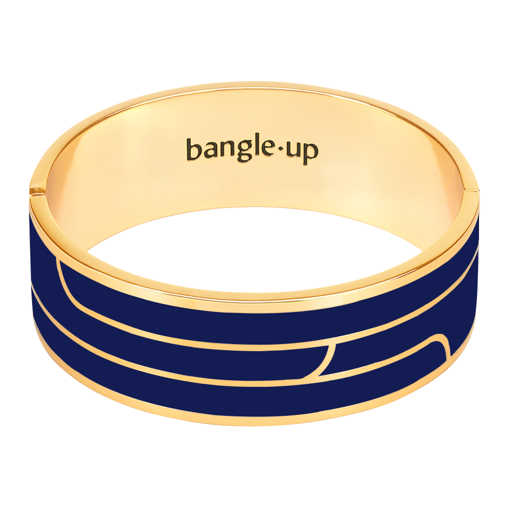GAYA BANGLE Night Blue 2cm Size 1