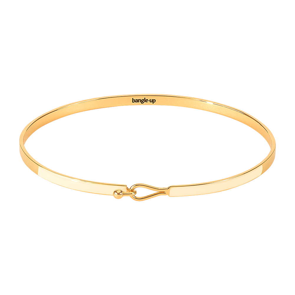 LILY BANGLE White Sand 0.3cm