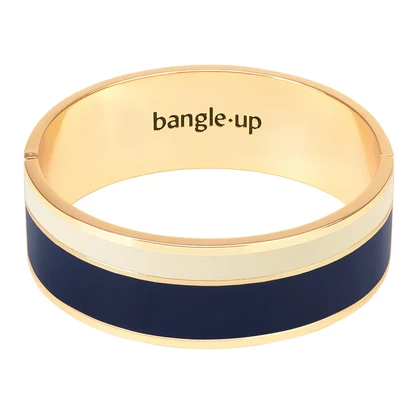 VAPORETTO BANGLE Night Blue/Sand 2cm Size 1