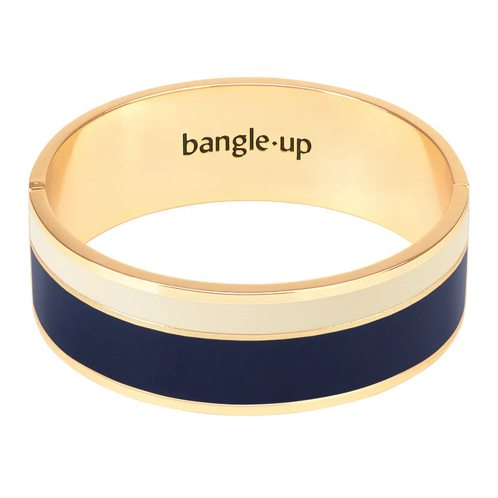VAPORETTO BANGLE Night Blue/Sand 2cm Size 1