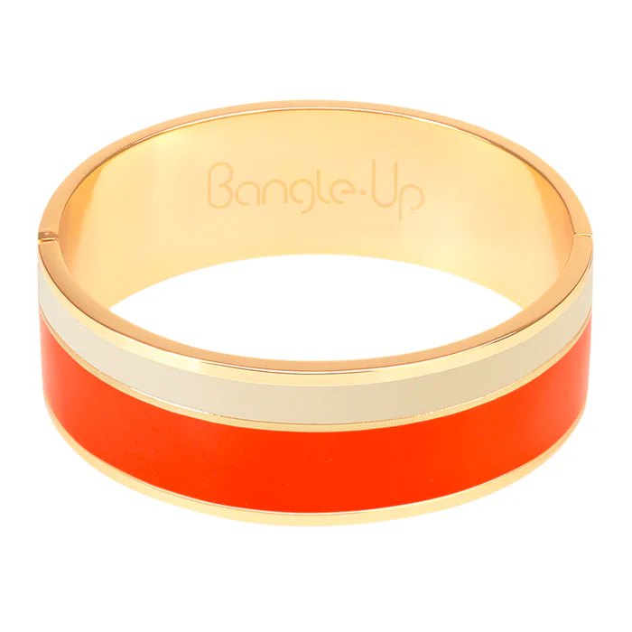 VAPORETTO BANGLE Tangerine/Sand Size 1