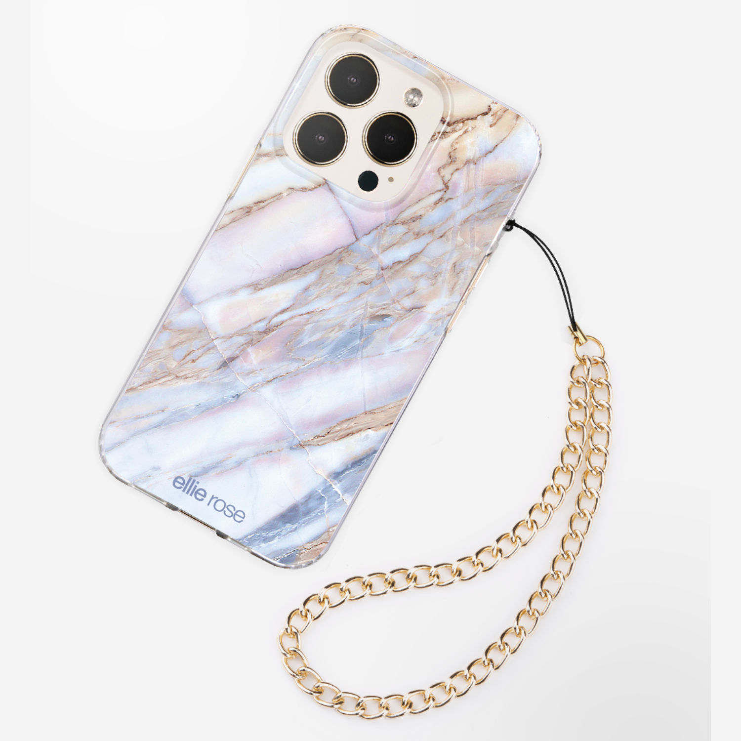 Phone Charm Wristlet - gold