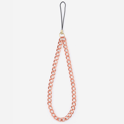 Phone Charm Wristlet - rose gold