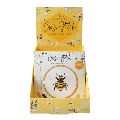 The Beekeeper Bee cross stitch (12)
