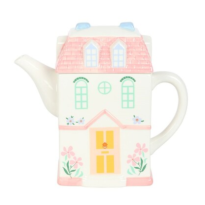 Pastel House Teapot
