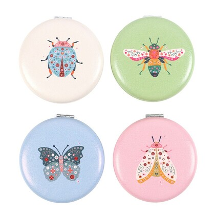 Floral Bug compact mirrors (12)