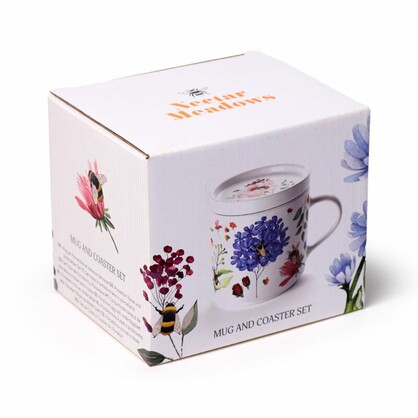 Nectar Meadows cup and coaster
