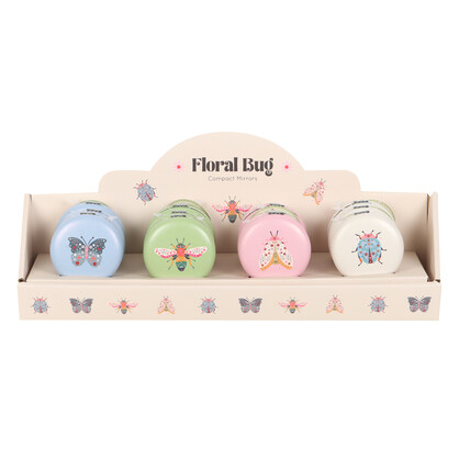 Floral Bug compact mirrors (12)