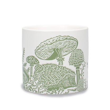 Kate Heiss Ceramic Pot - Woodland Green
