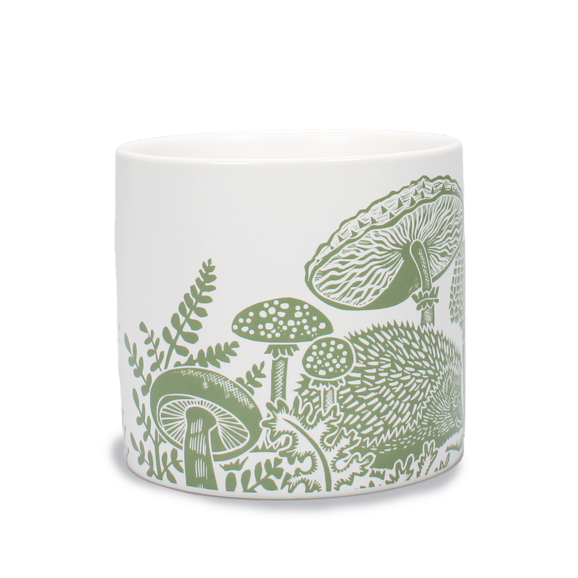 Kate Heiss Ceramic Pot - Woodland Green