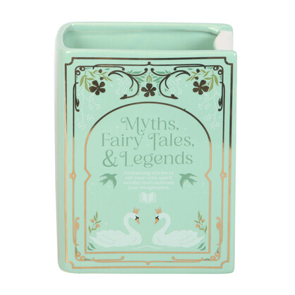 Green Book Shaped vase