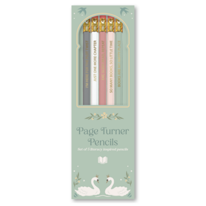 Pack of 5 Literature Inspired Pencils
