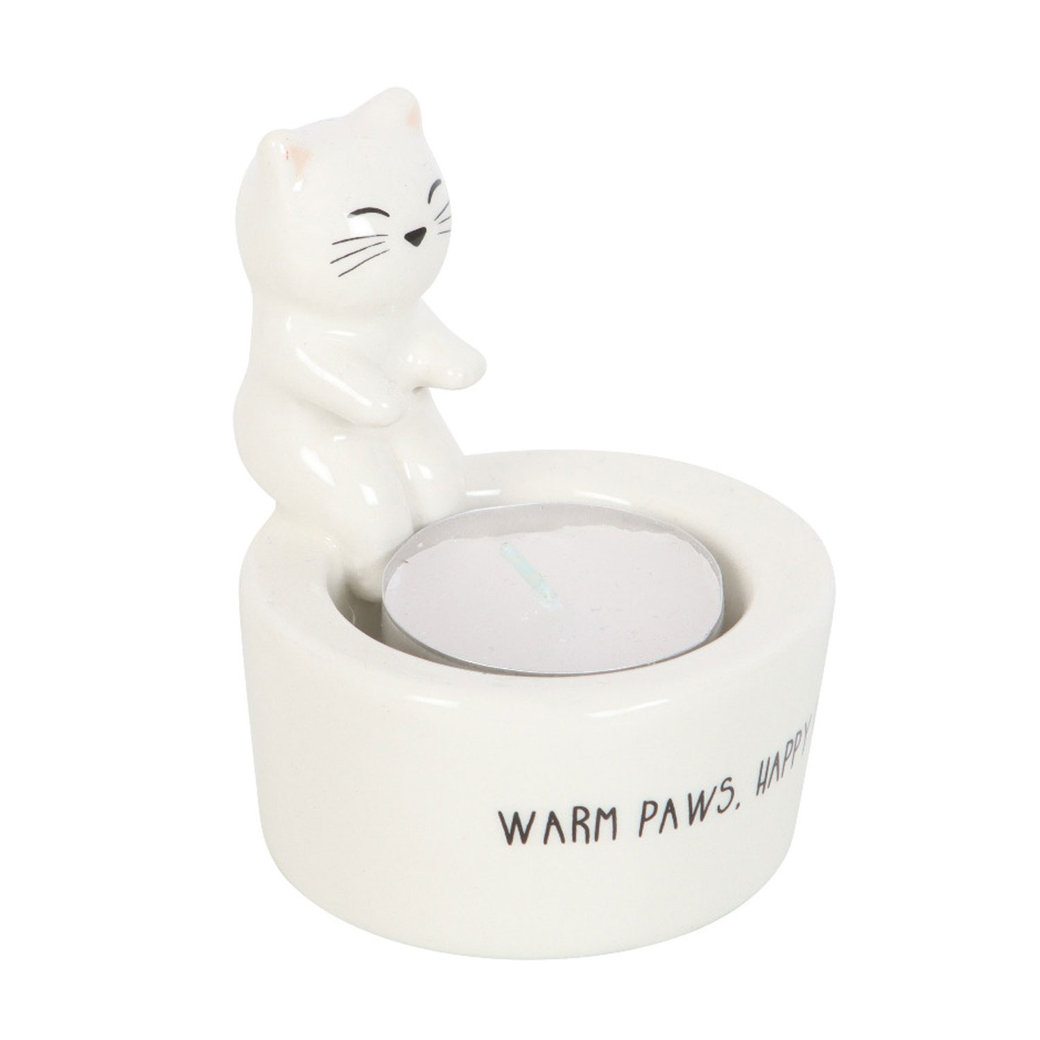 Warm Paws, Happy Heart Tealight Holder