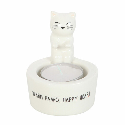 Warm Paws, Happy Heart Tealight Holder