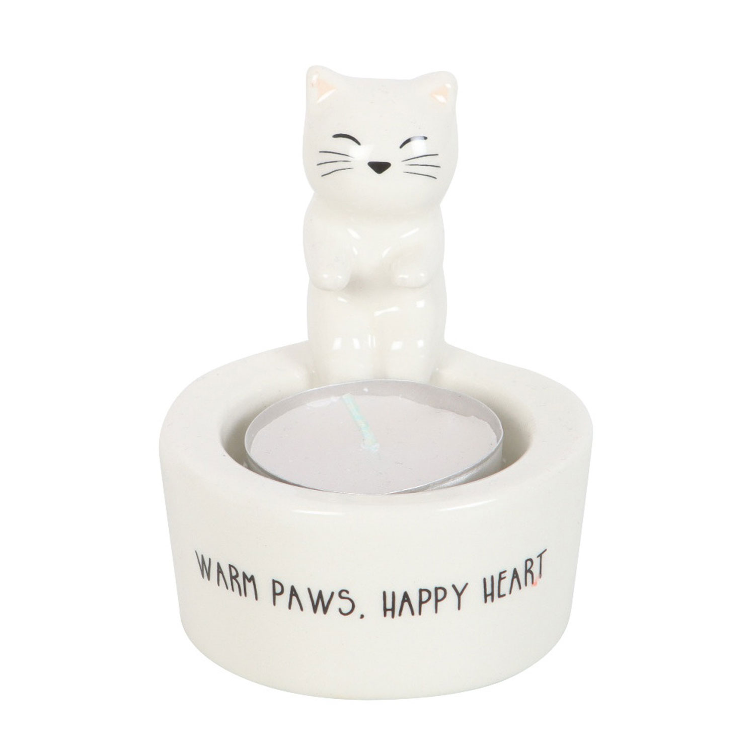 Warm Paws, Happy Heart Tealight Holder