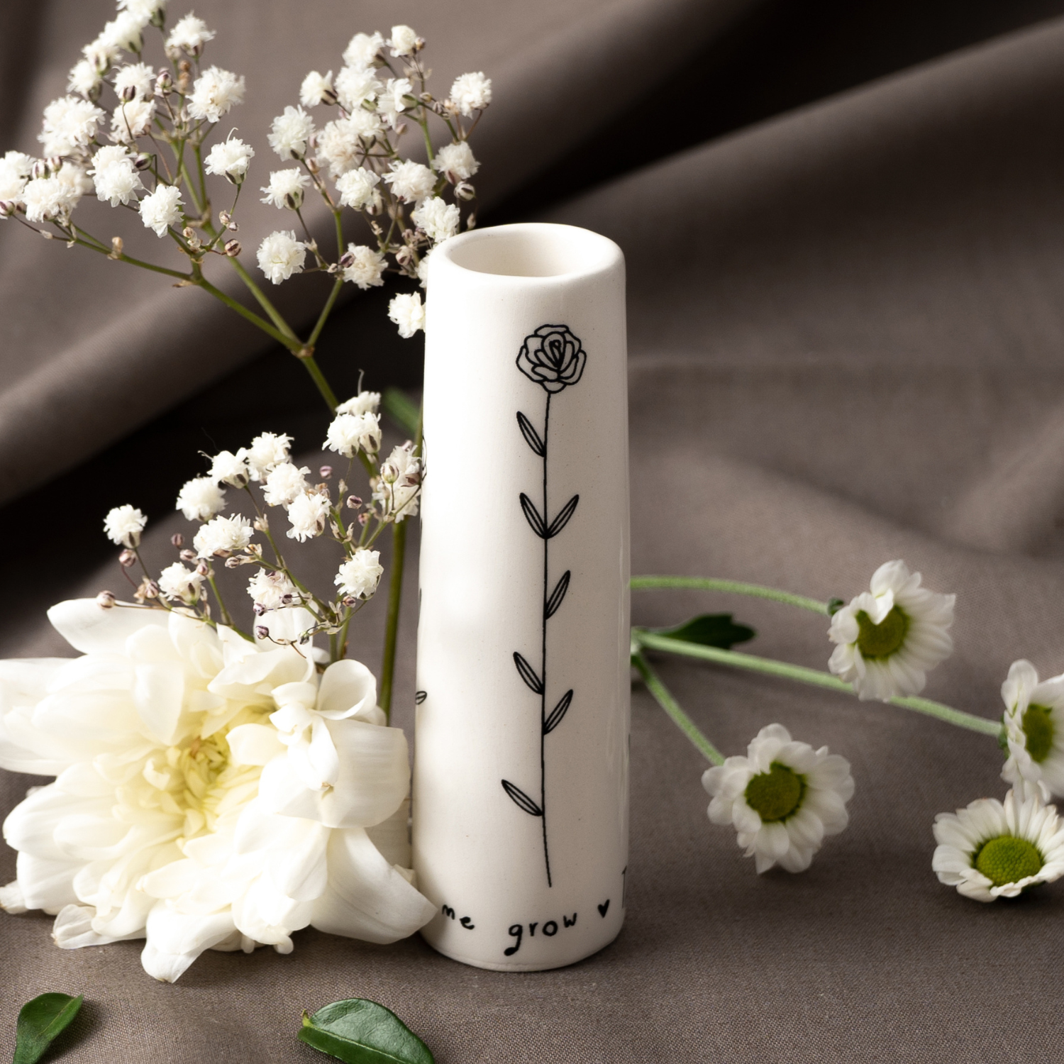 SWL Thank you for helping...mini bud vase