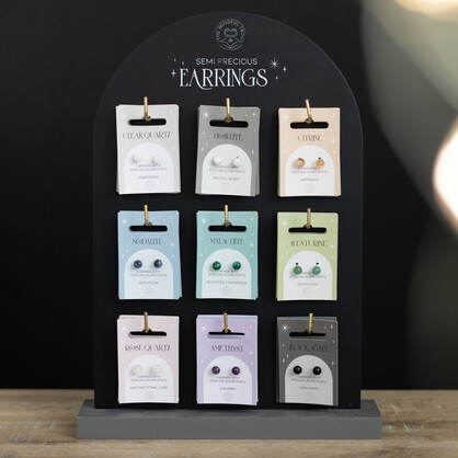 Display of crystal earrings (36)