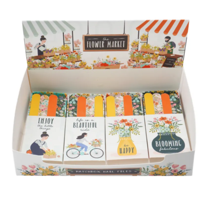 The Flower Market matchbox nail files (24)