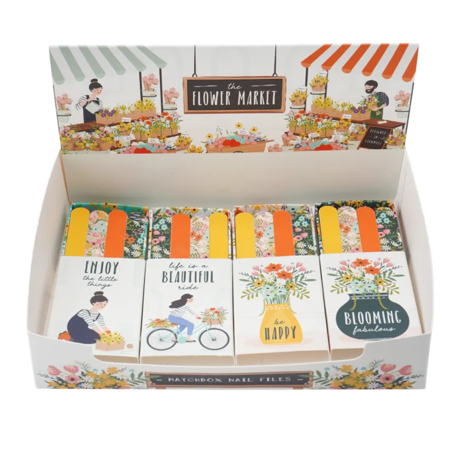 The Flower Market matchbox nail files (24)