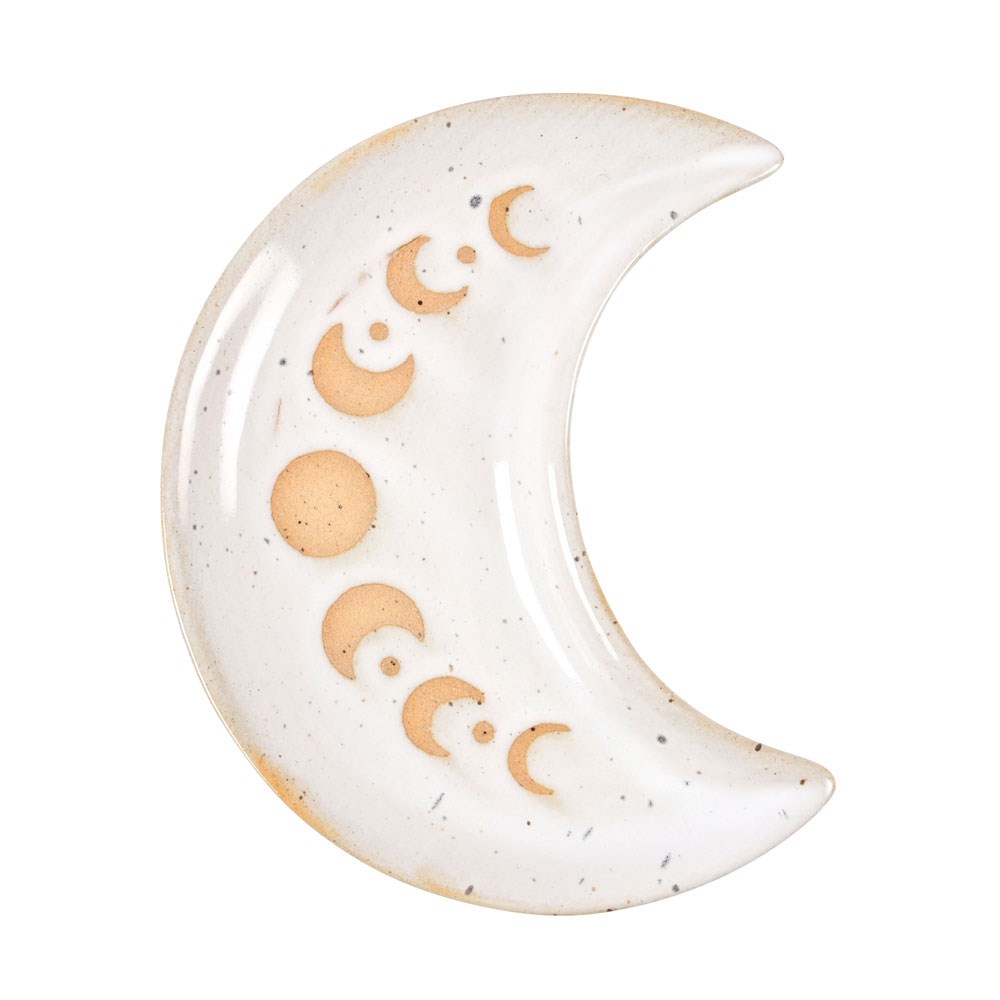 Crescent moon trinket dish