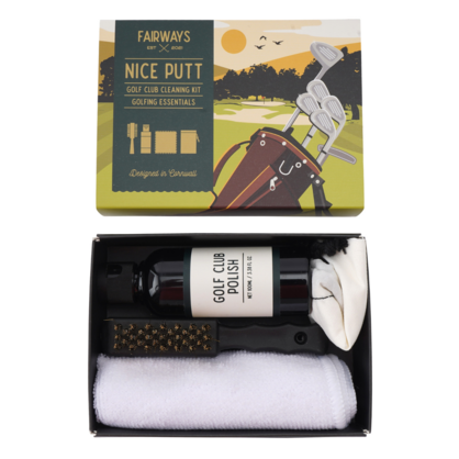 Fairways 'Nice Putt' golf cleaning kit