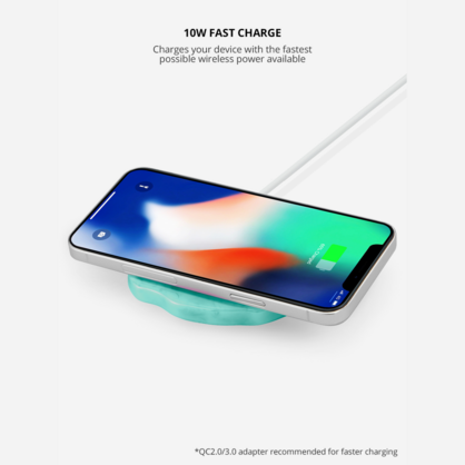 Aqua Crystal holographic wireless charger