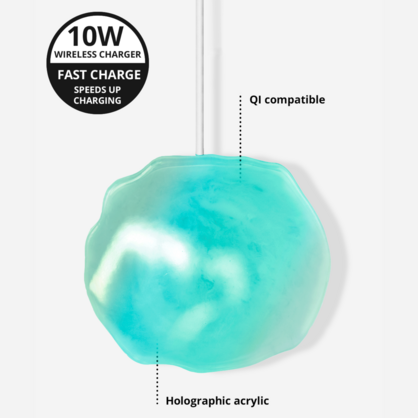Aqua Crystal holographic wireless charger