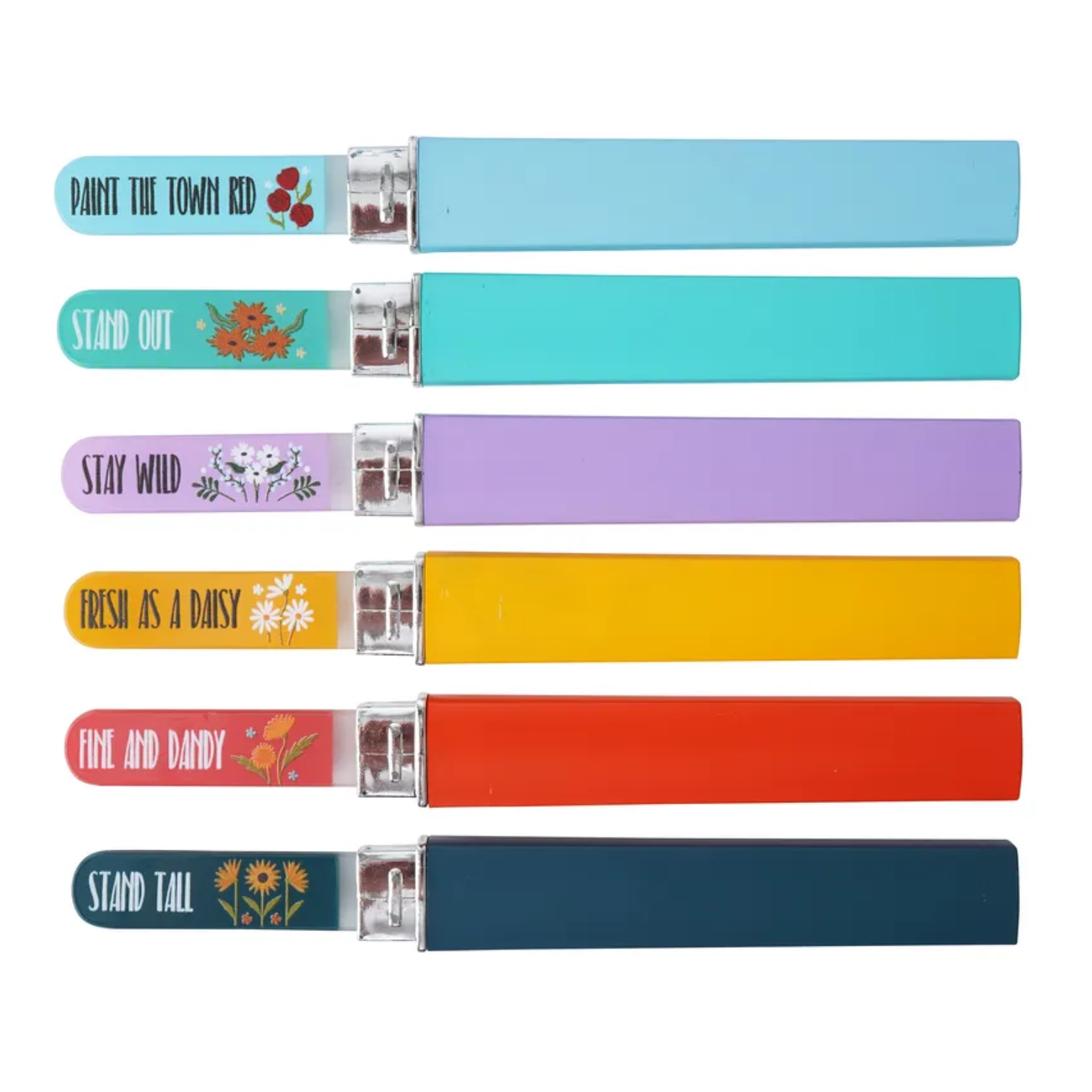 Wholesale Flower Market glass nail files (24) Nibble Distributors