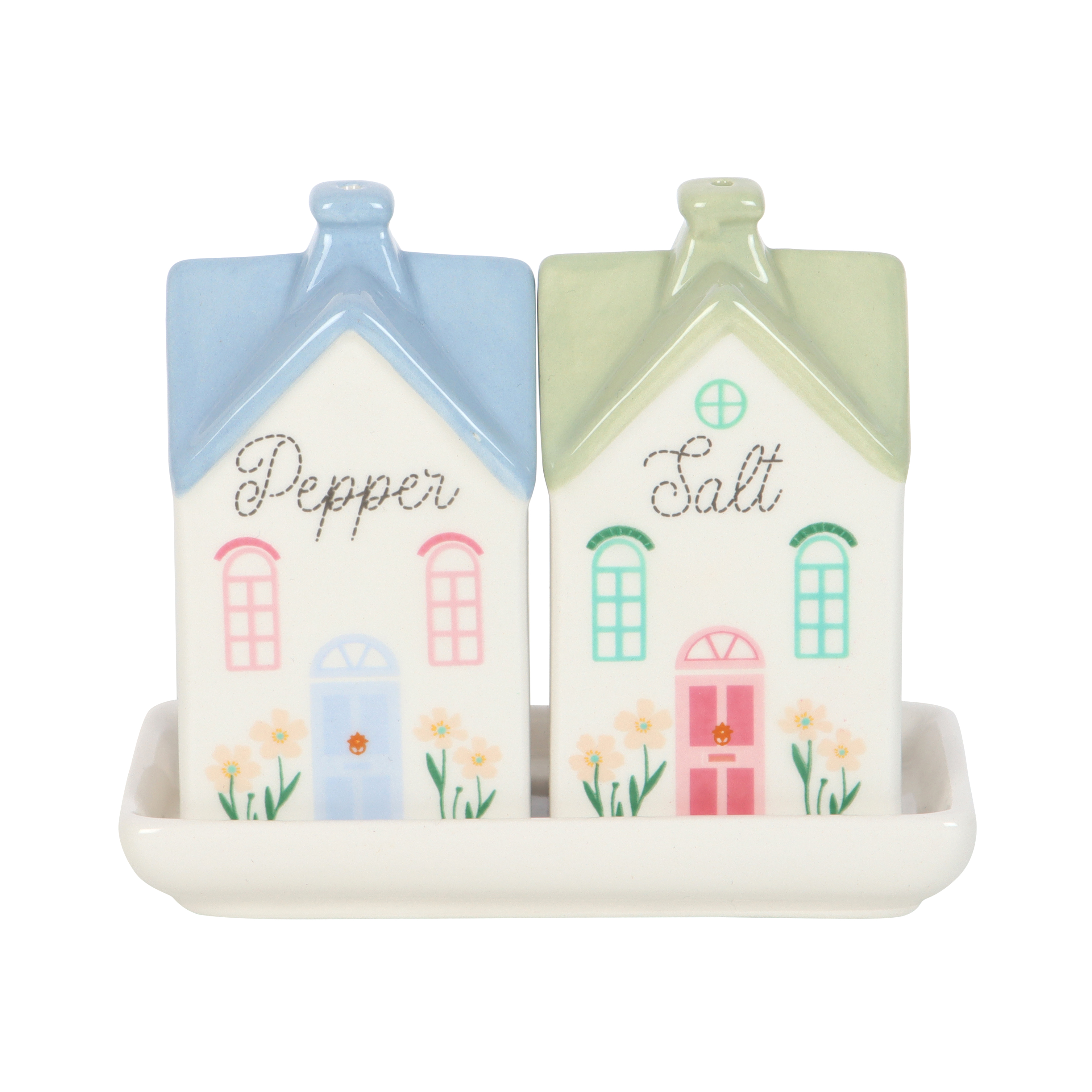 Pastel House salt & pepper shakers