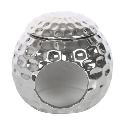 Silver Disco Ball oil burner
