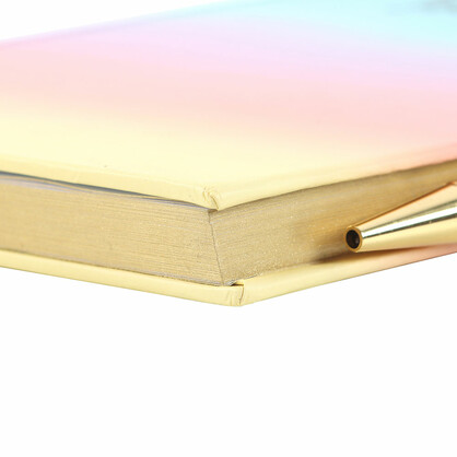 Mindful Moments gratitude journal with amethyst pen