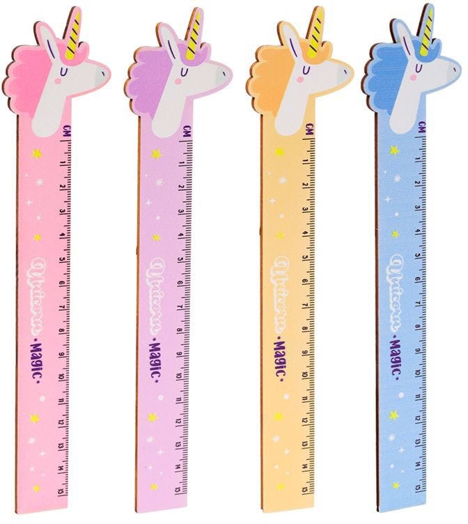 Unicorn wooden ruler display (36)