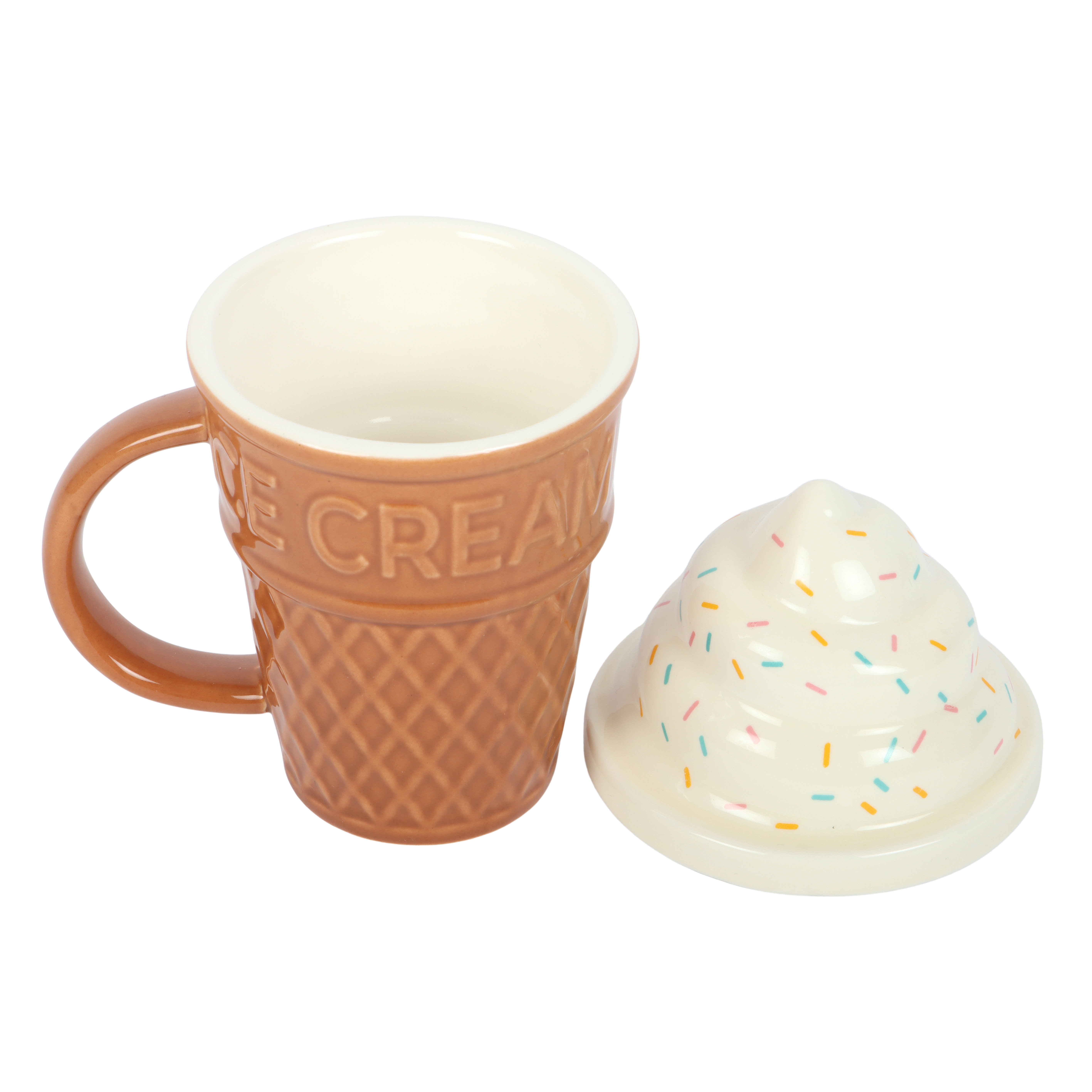 Ice cream lidded mug