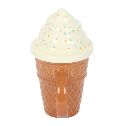 Ice cream lidded mug