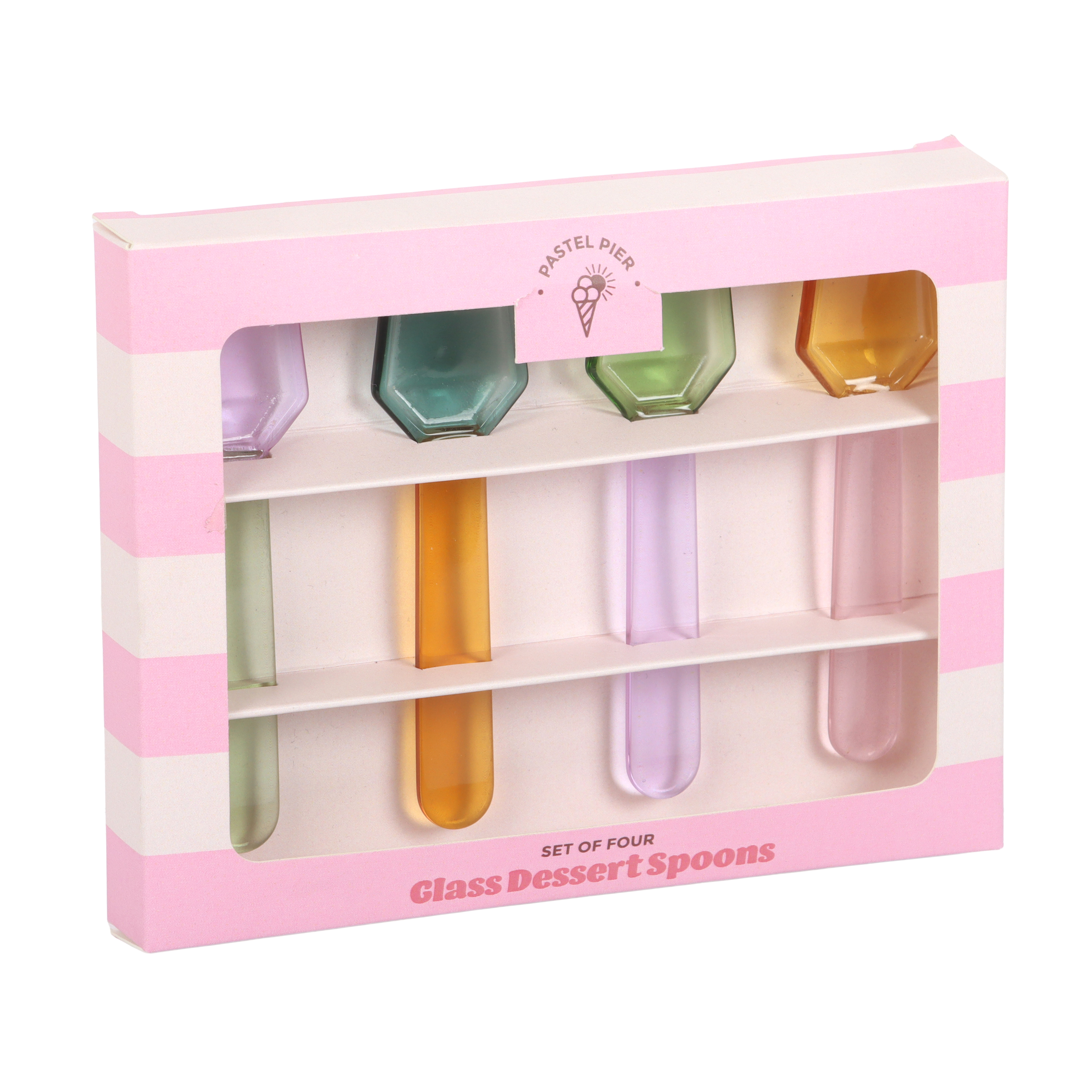 Set of 4 Dessert Spoons