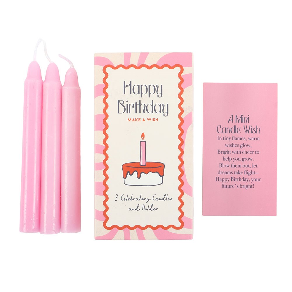 S/3 Happy Birthday candles