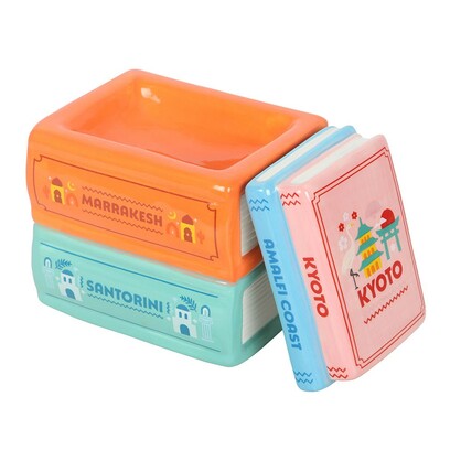 Scents of Adventure Book Stack oil burner