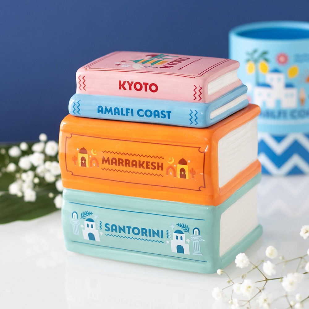 Scents of Adventure Book Stack oil burner
