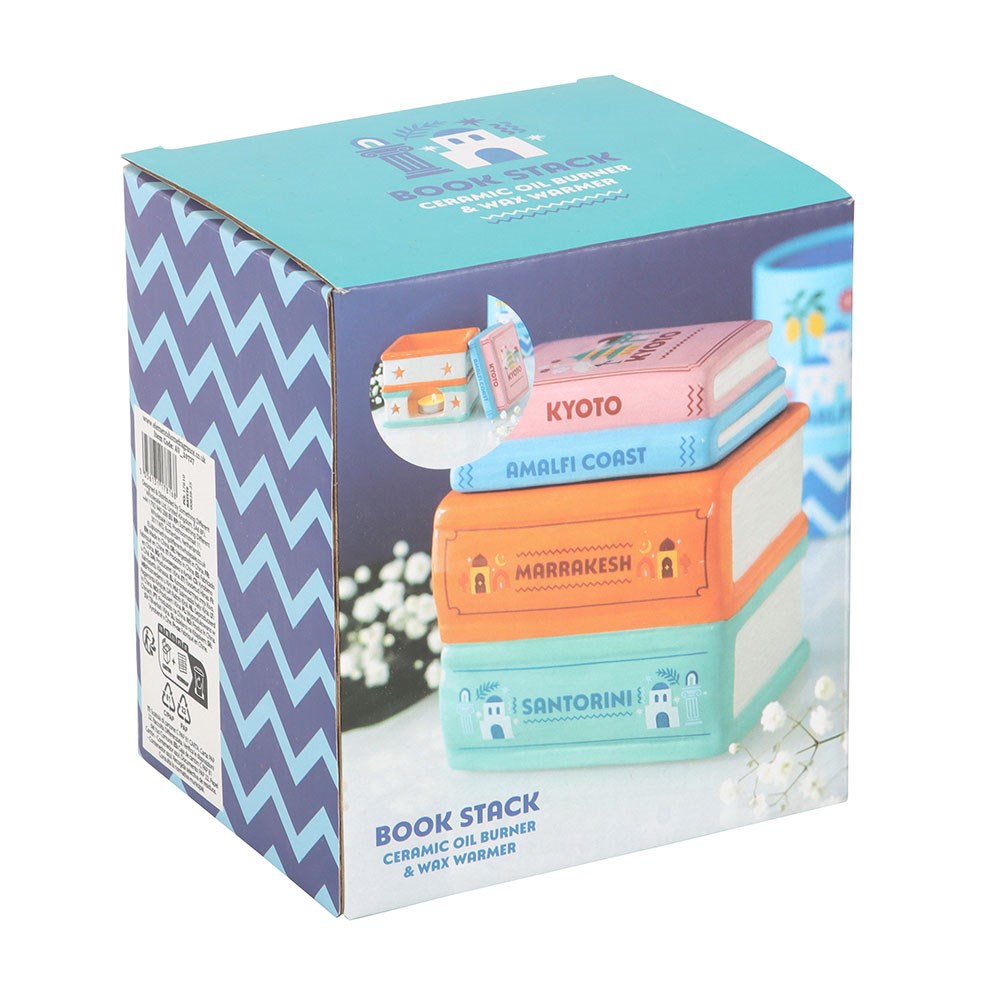 Scents of Adventure Book Stack oil burner