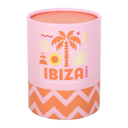 Ibiza Sunrise Apricot & Neroli glass candle
