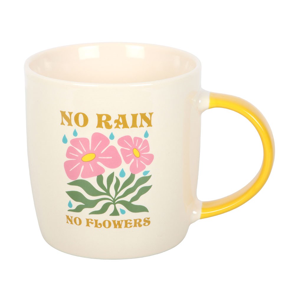 No Rain No Flowers mug